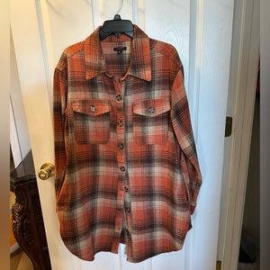 NWOT Women’s Canyon Creek Flannel Plaid Dress/Shirt size L